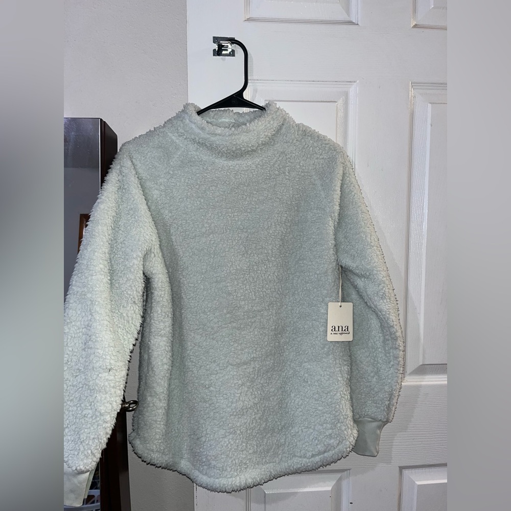 Sherpa Long Sleeve Mock Neck
